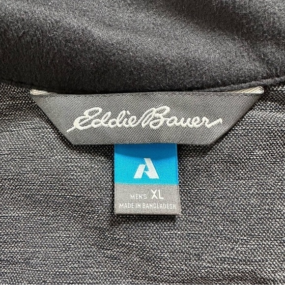 Eddie Bauer Lightweight Black Zipper Windbreaker Jacket - Picture 3 of 4